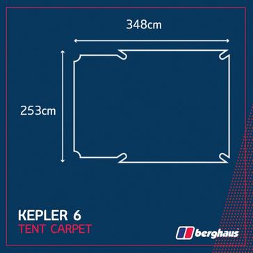 Grey Berghaus Kepler 6 Tent Carpet