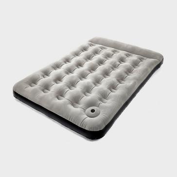 White HI-GEAR Deluxe Double Airbed with Pump