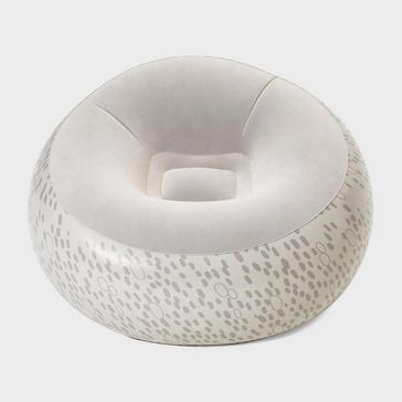 White HI-GEAR Doughnut Chair