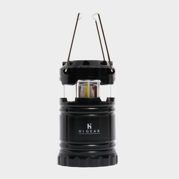 Black HI-GEAR 3W Cob Telescopic Lantern Black