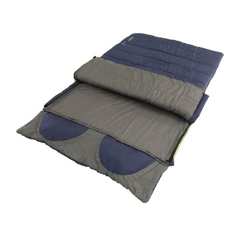 Blue Outwell Contour Lux Double Sleeping Bag