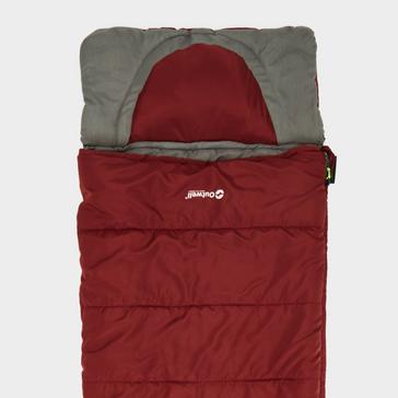 Red Outwell Contour Lux Junior Sleeping Bag