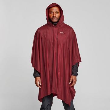 Red FREEDOMTRAIL Men's Poncho
