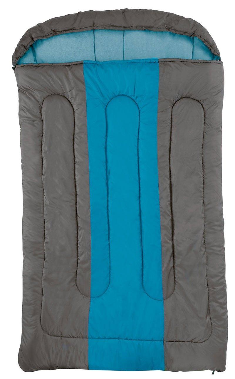 Sac De Couchage Rectangulaire Coleman Hudson - Pour 2 Personnes, 2 Saisons - Isolation Coletherm, Capuche, Poches Oreiller - 13
