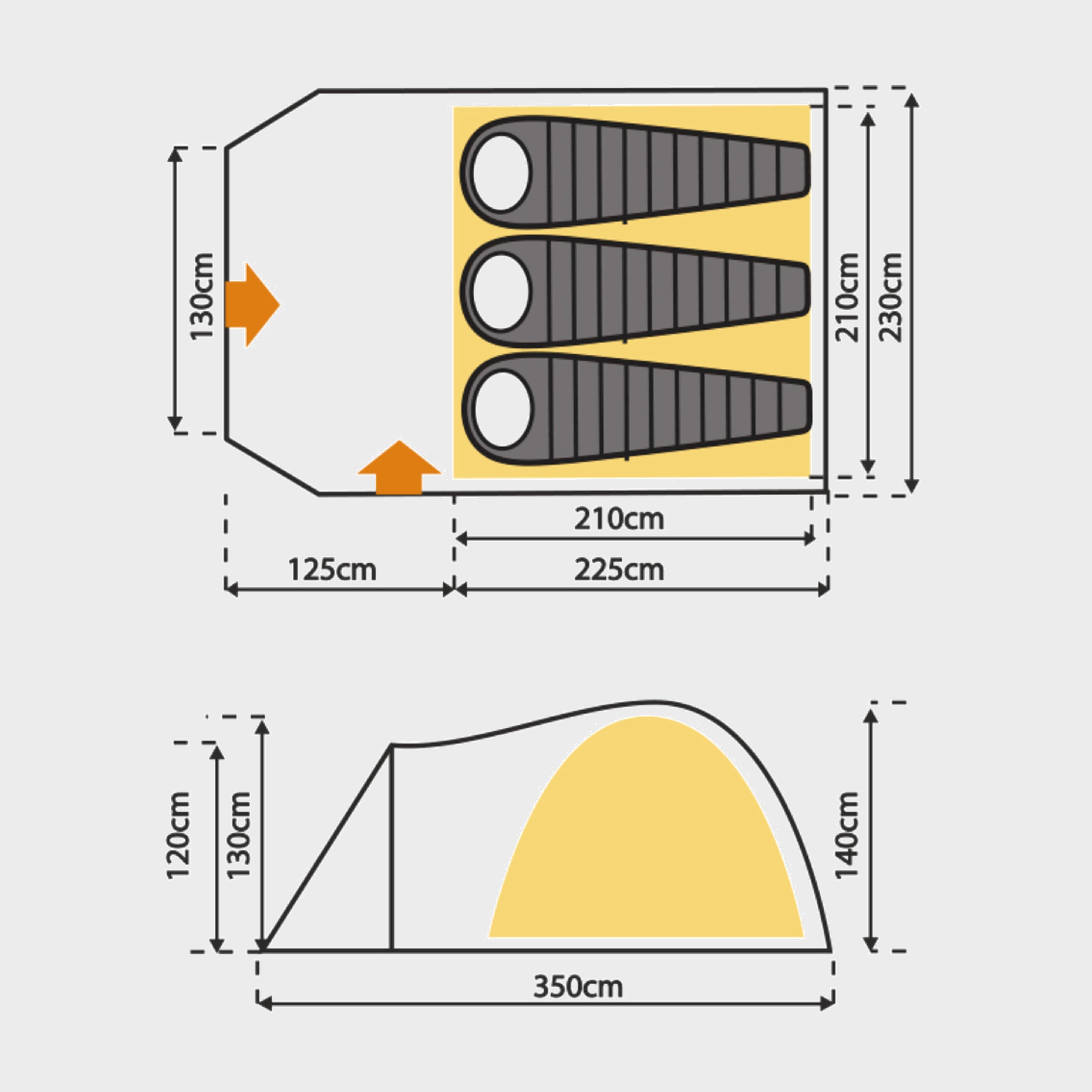 Eurohike Avon 3 DLX Nightfall Tent Reviews Updated November 2023