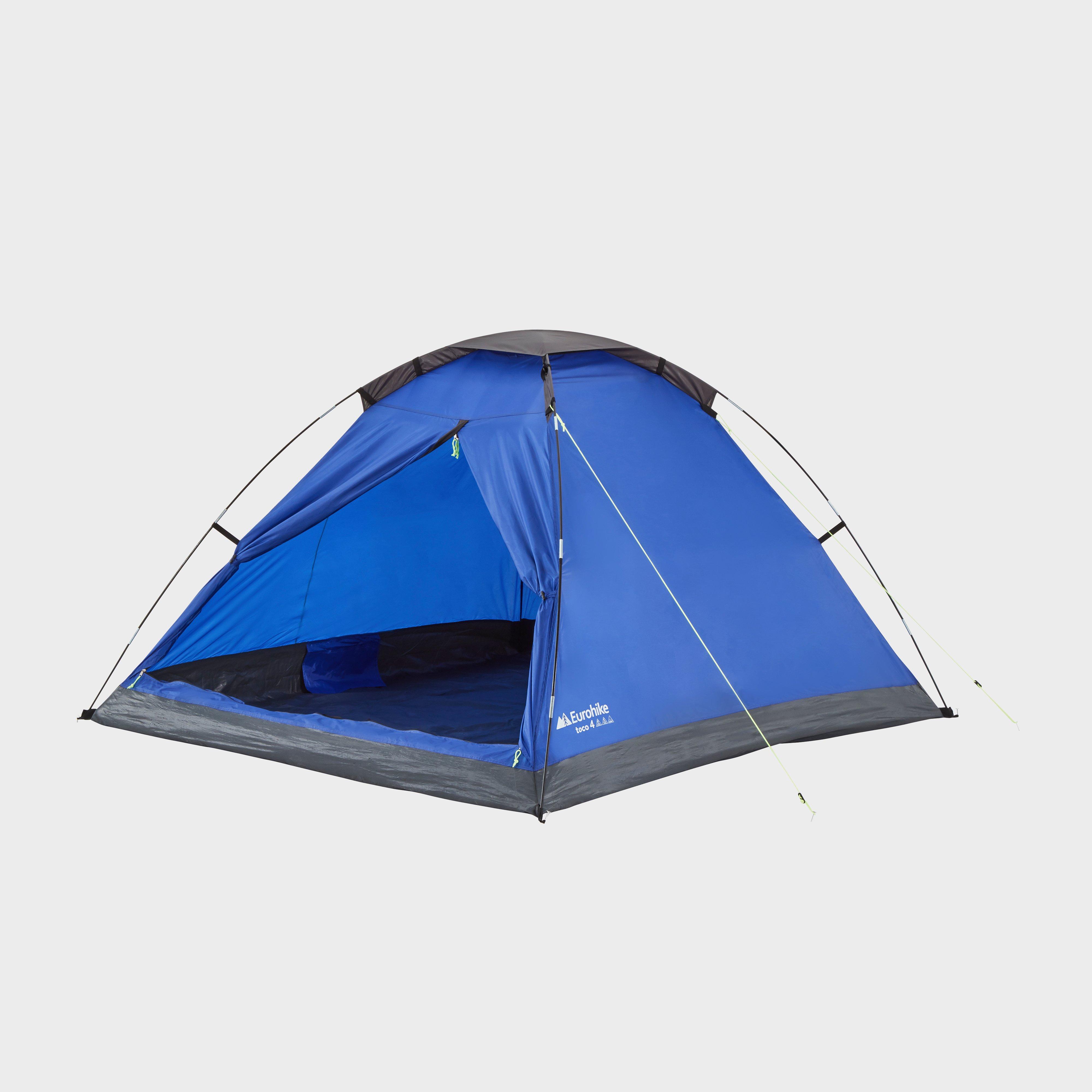 Eurohike Toco 4 Person Tent, Blue