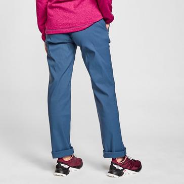 Blue Craghoppers Women's Kiwi Pro Stretch Trousers (Long)