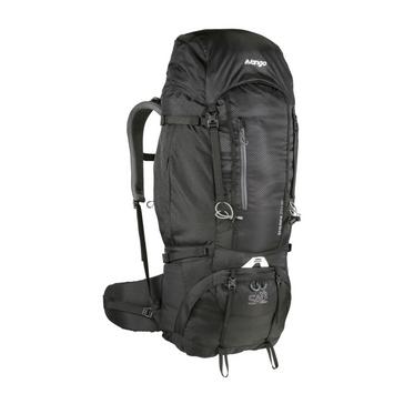 Black VANGO Sherpa 70 80 Rucksack