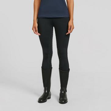 Thermal Fleece Lined Riding Tights - BERRY