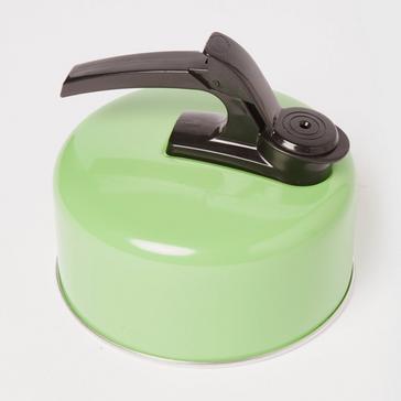Green HI-GEAR Aluminium Whistling Kettle (2 Litre)
