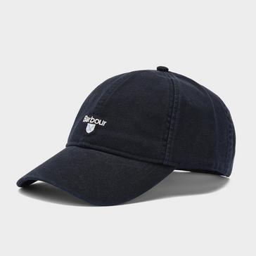 Black Barbour Mens Cascade Sports Cap Black