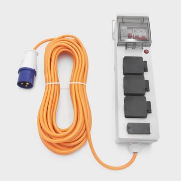 Orange Eurohike Mobile Mains Kit with USB (15m)