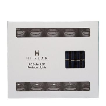 Grey HI-GEAR 20 Solar LED Festoon Lights