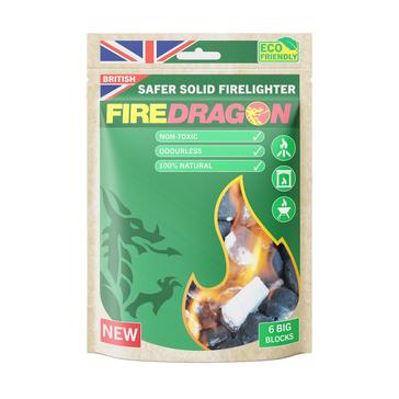 WHITE Fire Dragon Solid Fuel Blocks (6 Pack)