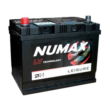 Black NUMAX NUMAX LV22MF 12V 75Ah Sealed Leisure Battery