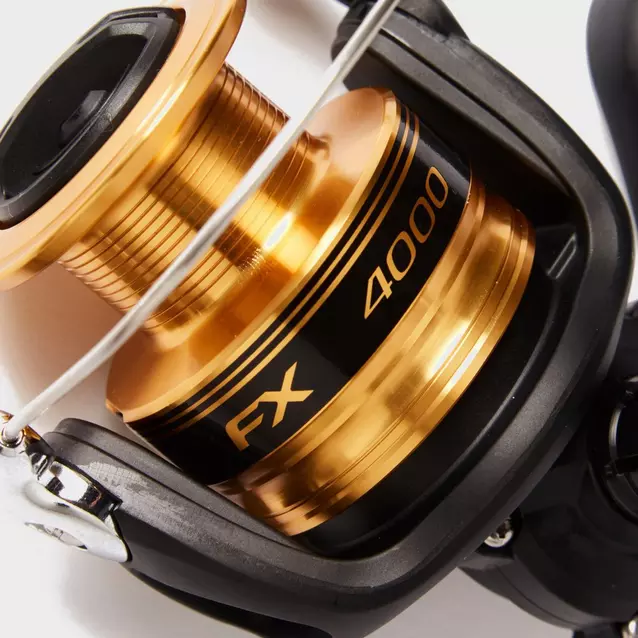 Mulinello Da Pesca Shimano FX 4000 FC - Per Acqua Dolce E Salata, Con Frizione A Rulli