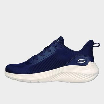 Blue Skechers Women's Bobs Squad Waves Shoes