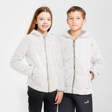 White Peter Storm Kids' Borg Full-zip Fleece