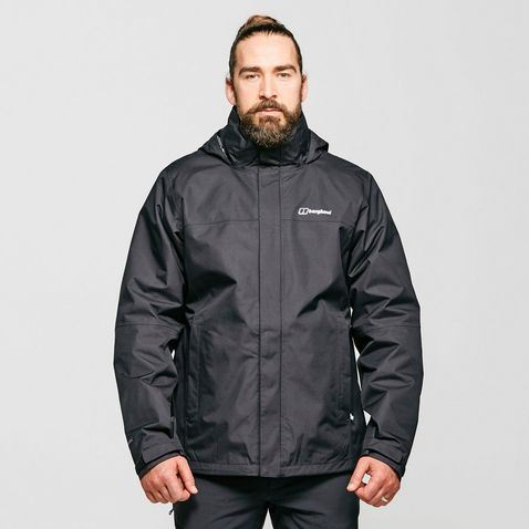 Black Berghaus Men's Alpha 2.0 3 in 1 Waterproof Jacket