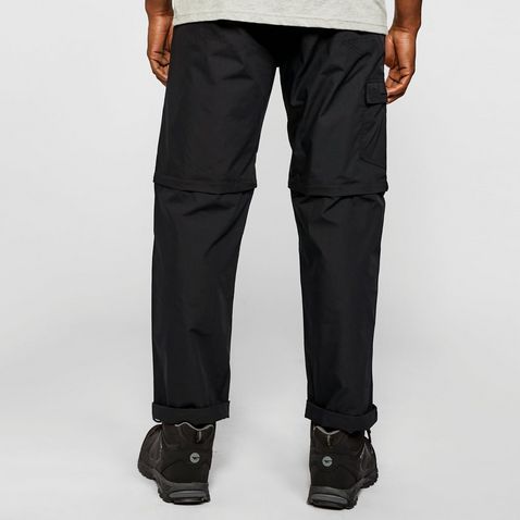 All Black FREEDOMTRAIL Men's Nebraska Zip-off Trousers