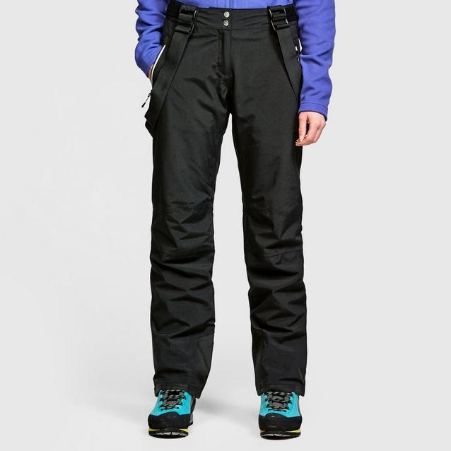 Dare 2b Women's Effused II Ski Trousers - Waterproof, Breathable, With Detachable Braces & Snow Gaiters