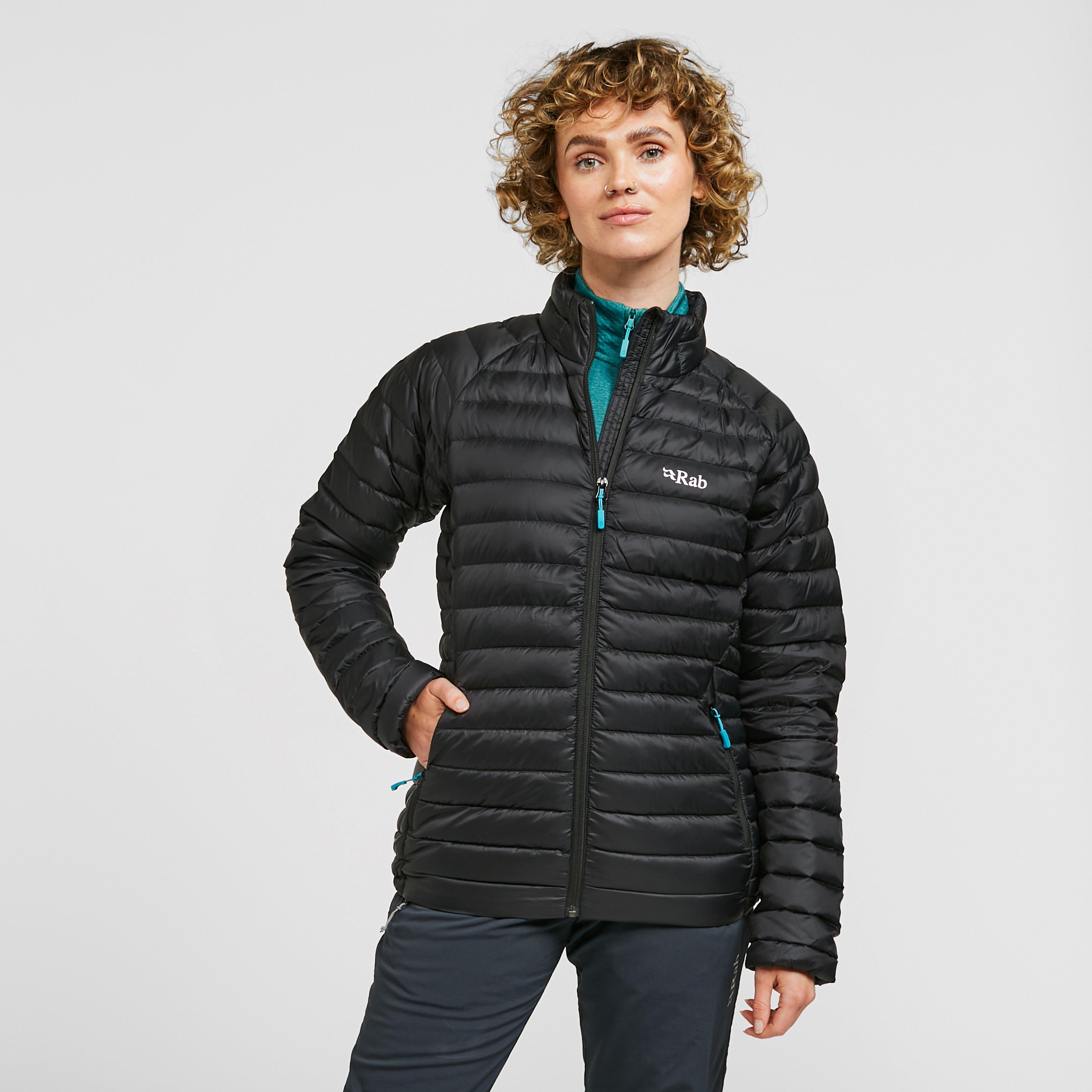 £157.50 for Rab womens microlight eco down jacket- black | deal-direct ...
