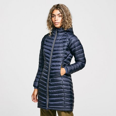 Blue Womens Clothing Coats Long coats and winter coats Herno Ultralight Quilted Down Coat in Purple 