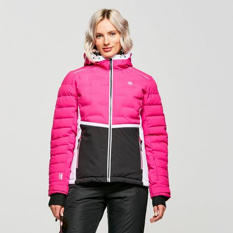 Dare 2B Girls ski jacket Size 6 Dare 2b  Black with Pink/White Detailing Barely worn 