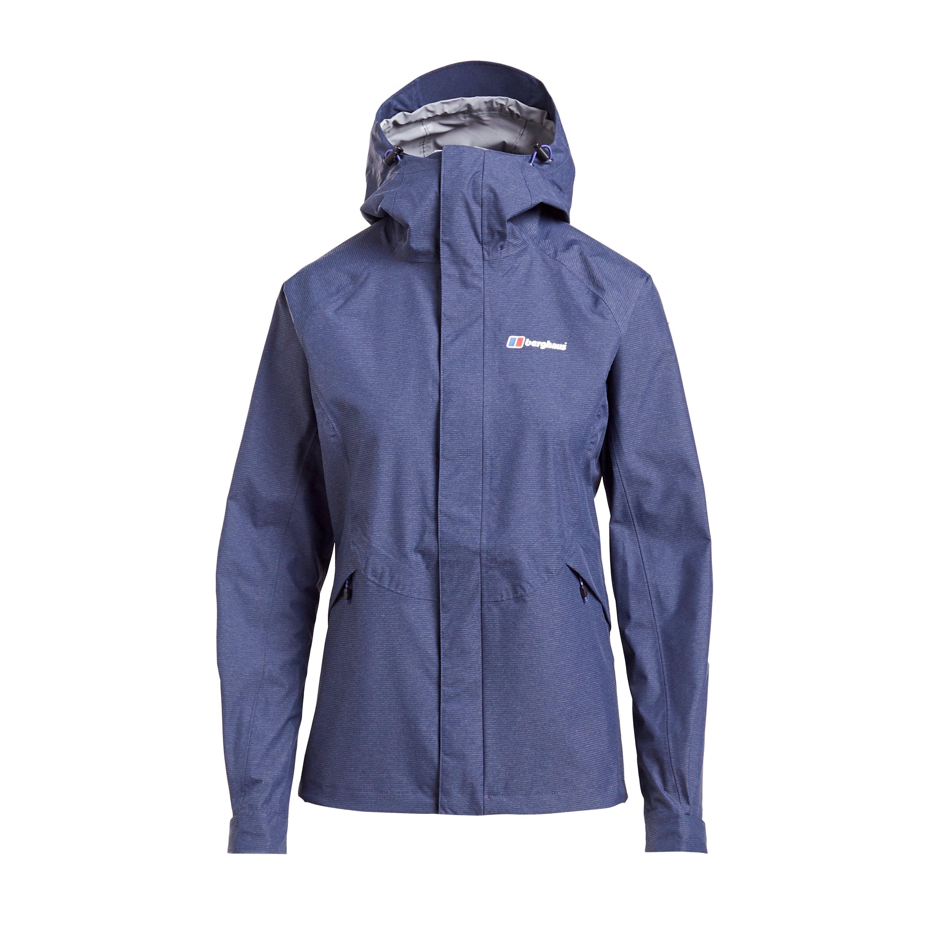 blue waterproof jacket womens