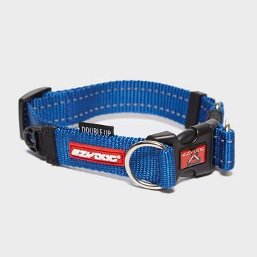 Blue EzyDog Double Up Dog Collar (Medium)