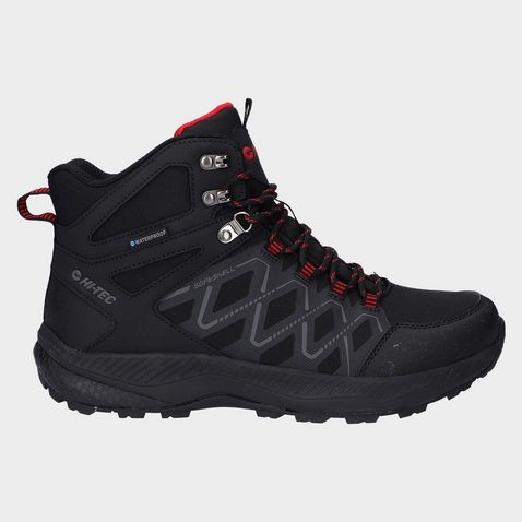HI-TEC Black Rock WP Mid Men's Waterproof Hiking Boots, Lightweight  Breathable Backpacking and Trail Shoes