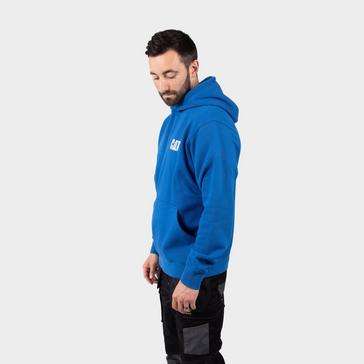 Blue CATERPILLAR Men's Trademark Banner Hooded Sweatshirt