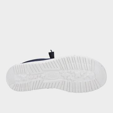 Dark Blue HEYDUDE Men's Wally Canvas Shoe