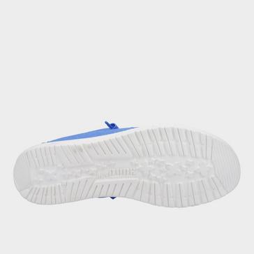 Blue HEYDUDE Men's Wally Canvas Shoe