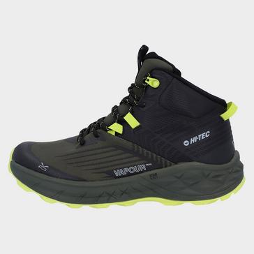 Black Hi-Tec Men's Fuse Trail Mid Waterproof Trainers