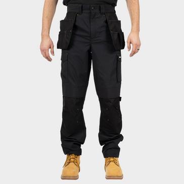 Black CATERPILLAR Men's Nexus Holster Stretch Pocket Trouser (short leg)