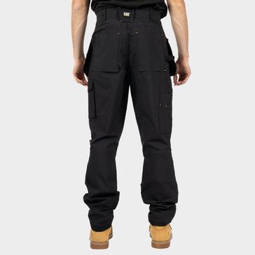 Black CATERPILLAR Men's Nexus Holster Stretch Pocket Trouser (short leg)