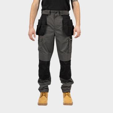 Grey CATERPILLAR Men's Nexus Holster Stretch Pocket Trouser (Long)
