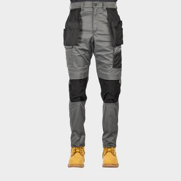 Grey CATERPILLAR Men's Essential Knee Pocket Stretch Holster Trouser