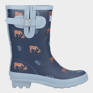 Dark Blue COTSWOLD Women's Woodland Mid Wellingtons