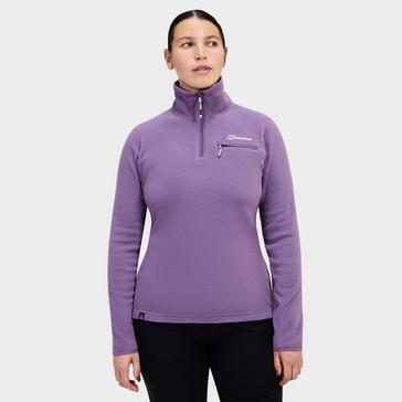 Purple Berghaus Prism Polar 1/4 Zip Fleece