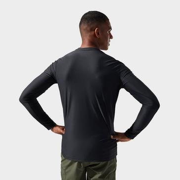 Black Berghaus Men's 24/7 Crew Long Sleeve Tech Tee