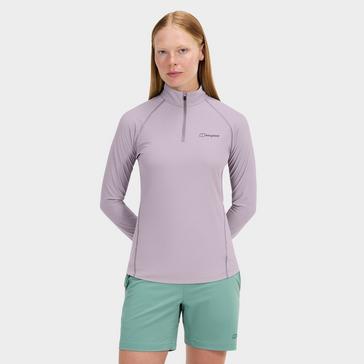 Purple Berghaus Tech 1/4 Zip Top