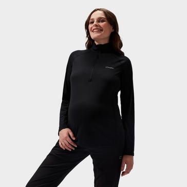  Berghaus Women's 24/7 Maternity Long Sleeve Half Zip Tech Tee