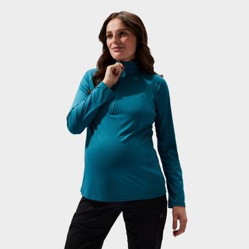  Berghaus Women's 24/7 Maternity Long Sleeve Half Zip Tech Tee