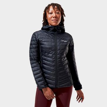 Black Berghaus Women's Tephra 2.0 Hooded Insulated Jacket
