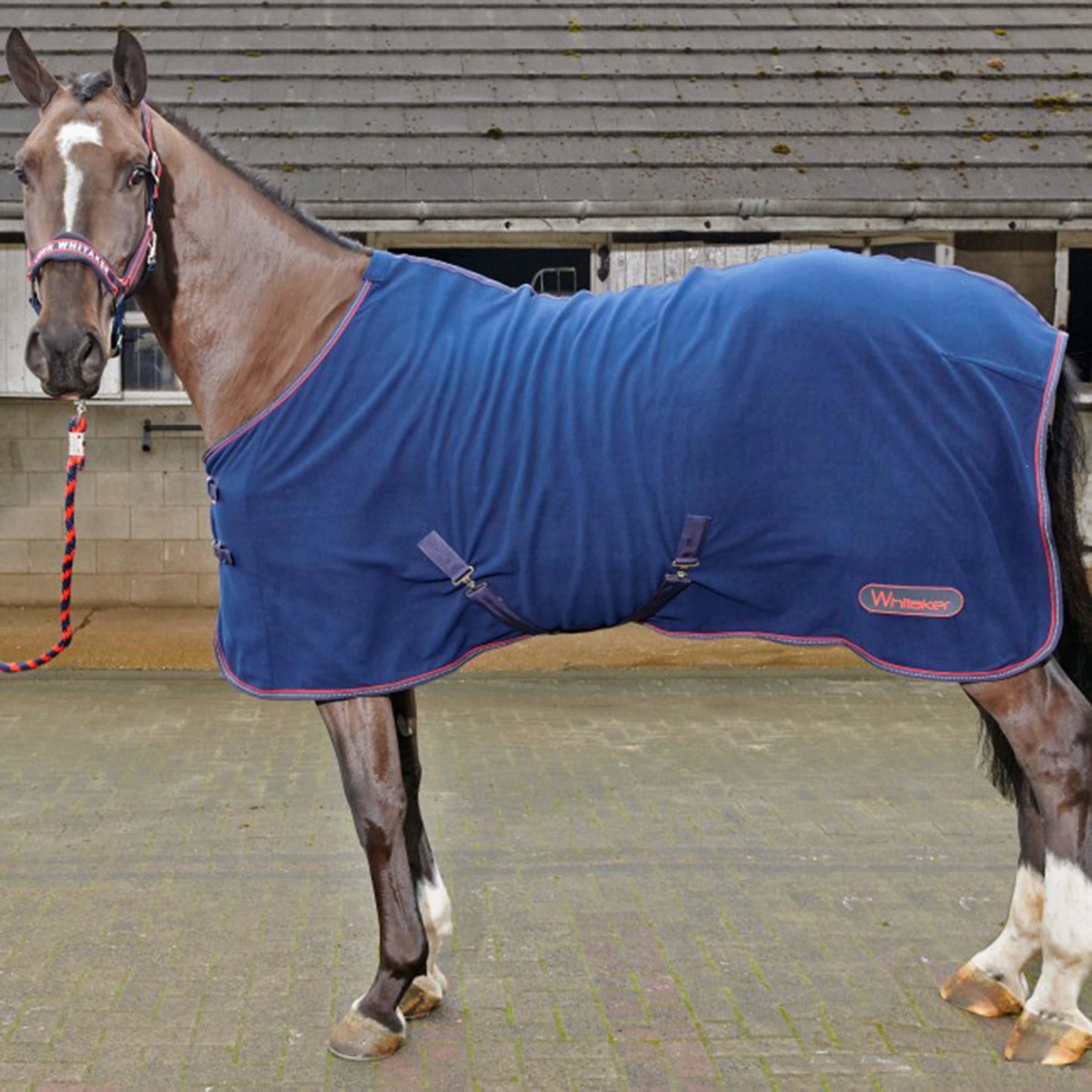 Whitaker Rastrick Fleece Rug Navy