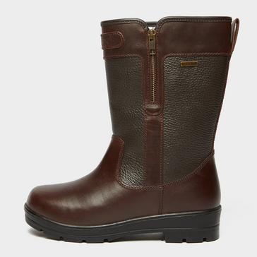 Brown Brogini Ladies Abruzzo Country Boots Brown