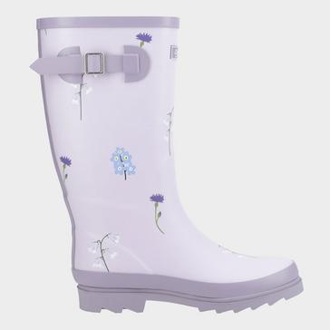 Purple COTSWOLD Women's Wildflower Tall Wellingtons
