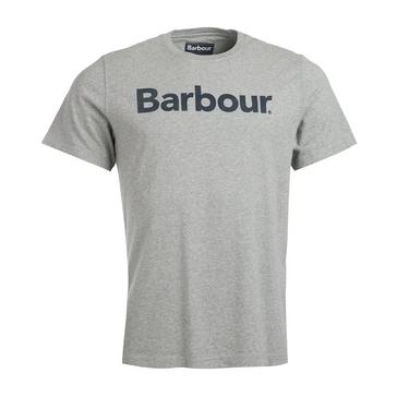 Grey Barbour Mens Logo T-Shirt New Grey
